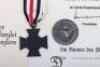 Third Reich 25 Years Faithful Service Decoration Citation Awarded to Albert Ortel - 4