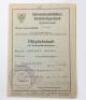 Third Reich 25 Years Faithful Service Decoration Citation Awarded to Albert Ortel - 10