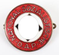 Third Reich NSDAP Party Lapel Badge