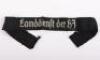 Third Reich Hitler Youth Uniform Cuff Title