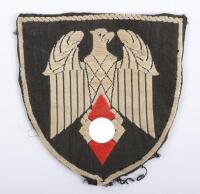 Rare Third Reich Hitler Youth Standard Bearers Arm Badge