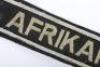 Scarce Variation of Afrikakorps Cuff Title - 2