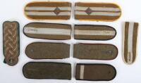 Grouping of WW2 German Tunic Shoulder Straps