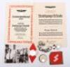 Third Reich B.D.M (Bund Deutscher Madel) Insignia and Document Grouping of Wilma Sunderbruch