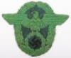 WW2 German Schutzpolizei Horse Blanket Cloth Eagle - 2