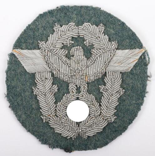 WW2 German Police Officers Tunic Arm Eagle