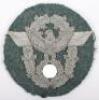 WW2 German Police Officers Tunic Arm Eagle