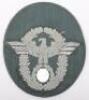 Scarce Variation WW2 German Police Officers Tunic Arm Eagle
