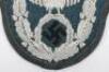 Scarce Third Reich Police Administration Arm Eagle - 3