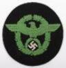 Rare WW2 German Police Panzer Unit Wrapover Tunic Arm Badge - 2