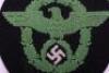 Rare WW2 German Police Panzer Unit Wrapover Tunic Arm Badge - 3