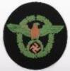 Rare WW2 German Police Panzer Unit Wrapover Tunic Arm Badge - 4