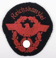 Rare Third Reich Fire Brigade Arm Badge for Adolf Hitler’s Reichchancellery (Reichskanzlei)