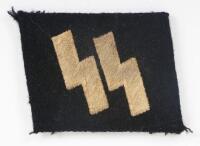 WW2 German Waffen-SS Tunic Collar Patch