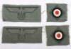 2x Sets of WW2 German Overseas Cap Insignias - 2