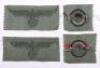 2x Sets of WW2 German Overseas Cap Insignias - 3