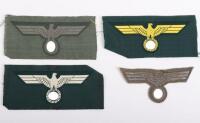 4x WW2 German Tunic Breast Eagles