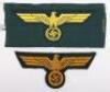 WW2 German Kriegsmarine Coastal Artillery Tunic Breast Eagles - 2