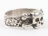 WW2 German Soldiers Finger Ring in Waffen-SS Style - 3