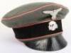 WW2 German Panzer Crusher Pattern Peaked Cap - 2