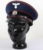 Third Reich Postal Officials Peaked Cap