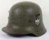 WW2 German M-16 Transitional Steel Combat Helmet - 2