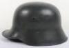 Austrian M-17 Transitional Police Pattern Steel Helmet - 2
