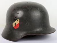 WW2 German Army M-35 Steel Combat Helmet