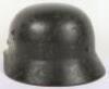 WW2 German Army M-35 Steel Combat Helmet - 6