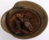 WW2 German Luftwaffe M-42 Tropical Camouflage Steel Combat Helmet - 3