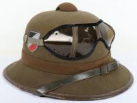 WW2 German Army Afrikakorps (D.A.K) Pith Helmet