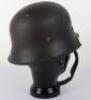 Third Reich Luftschutz (Air Defence) Steel Helmet - 4