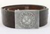 WW2 German Army Combat Belt and Buckle - 2