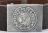 WW2 German Army Combat Belt and Buckle - 3