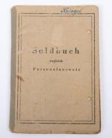 WW2 German Waffen-SS Police Soldbuch