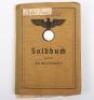 WW2 German Army Soldbuch Issued to Franz Milde, Railway Pioneer Replacement & Training Battalion Nr4