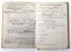 WW2 German Army Soldbuch Issued to Franz Milde, Railway Pioneer Replacement & Training Battalion Nr4 - 6