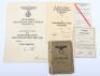 WW2 German Soldbuch and Award Citation of Unteroffizier Gerhard Vesterling Heavy Railway Wire Company 148 - 2