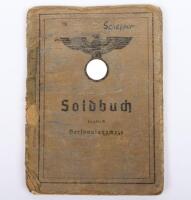 WW2 German Army Soldbuch