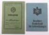 Grouping of Third Reich Civilian & Political Organisation Membership Books and Documents - 14