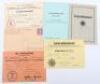 Small Third Reich Document Grouping of Frieda Blanke - 2