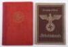 Third Reich Civilian and Political Organisation Membership Books and Document Groupings - 13