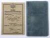 Third Reich Civilian and Political Organisation Membership Books and Document Groupings - 21