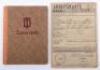 Third Reich Civilian and Political Organisation Membership Books and Document Groupings - 24