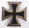 WW2 German 1939 Iron Cross 1st Class Attributed to Leutnant Karl Heinz Dannhaner of Kampfgeschwader 55 - 11