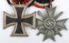 WW2 German 1939 Iron Cross Award Grouping of Three Awarded to Unteroffizier Johann Tessner, Kampfgeschwader 6, Killed in Action 29th January 1944 When His Aircraft Crashed near Osnabruck - 4