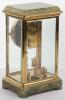 An early 20th century French Grivolas 400 day gilt metal and marble four glass bracket clock - 3