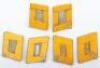 3x Pairs of Luftwaffe Officer Rank Flight Section Collar Tabs - 2