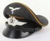 WW2 German Luftwaffe Flight Section NCO’s Peaked Cap - 5