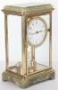 An early 20th century French Grivolas 400 day gilt metal and marble four glass bracket clock - 10